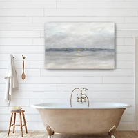 Crystal Gray Bay Landscape Canvas Giclee