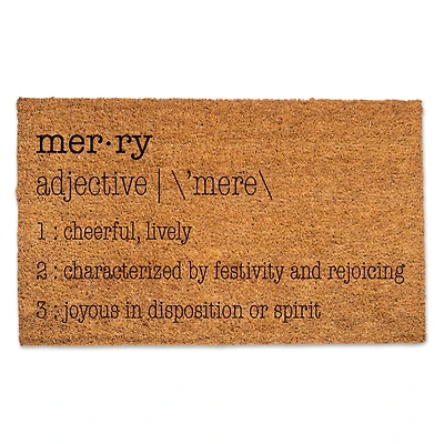 Merry Definition Doormat