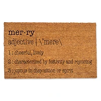 Merry Definition Doormat
