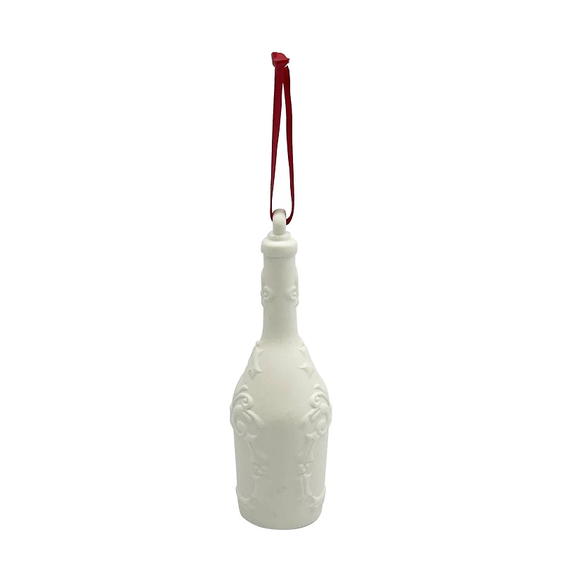 5" DIY Ceramic 3D Champagne Bottle Ornament by Make Market®