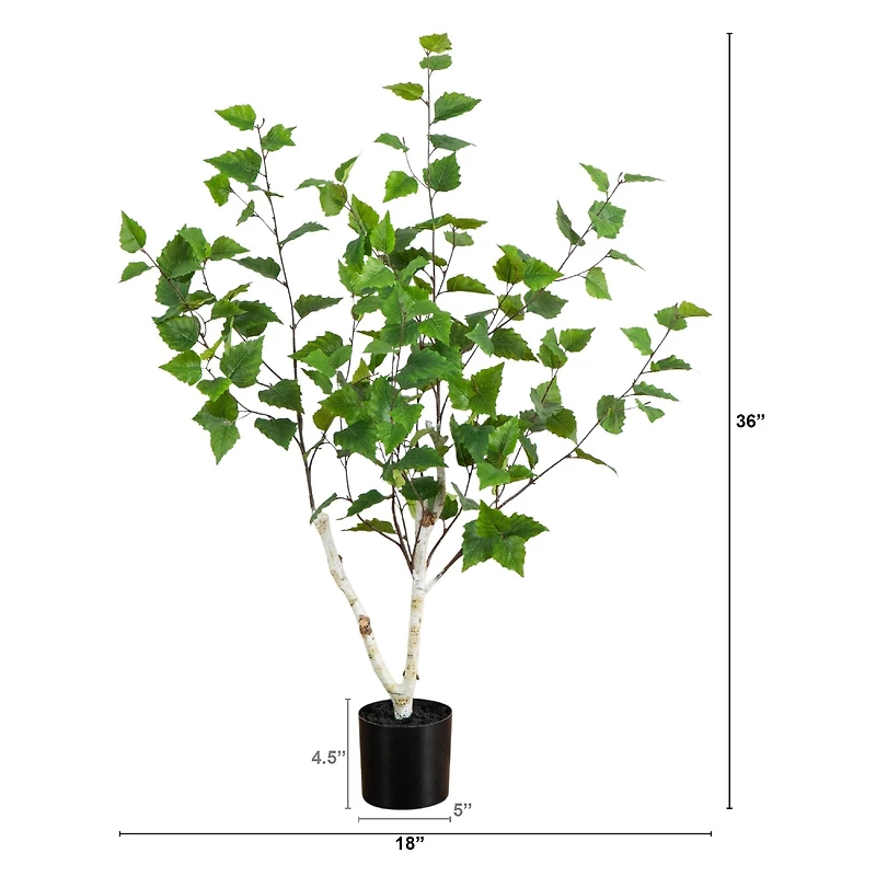 3ft. Artificial Birch Tree