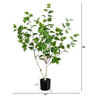 3ft. Artificial Birch Tree