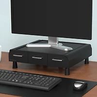 Mind Reader Laptop & Monitor Stand Organizer
