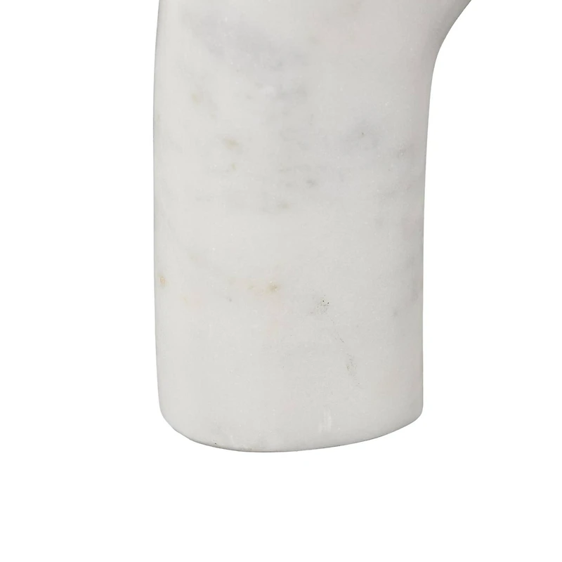 White Marble Abstract Arched Sculptures, 3ct.