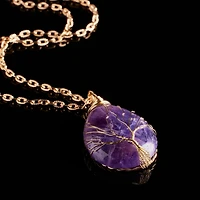 Signature Amethyst Wire Wrapped Pendant by Bead Landing™
