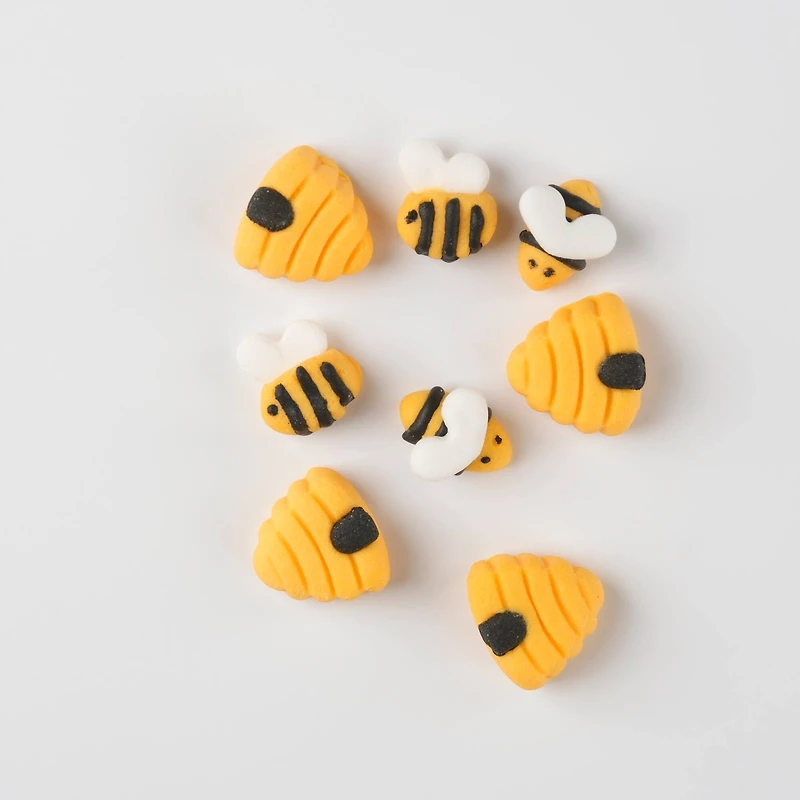 PME Cake Sweet Street® Bees & Beehives Icing Decorations