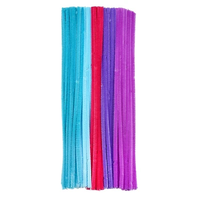 12 Packs: 100 ct. (1,200 total) Candy Color Chenille Pipe Cleaners by Creatology™