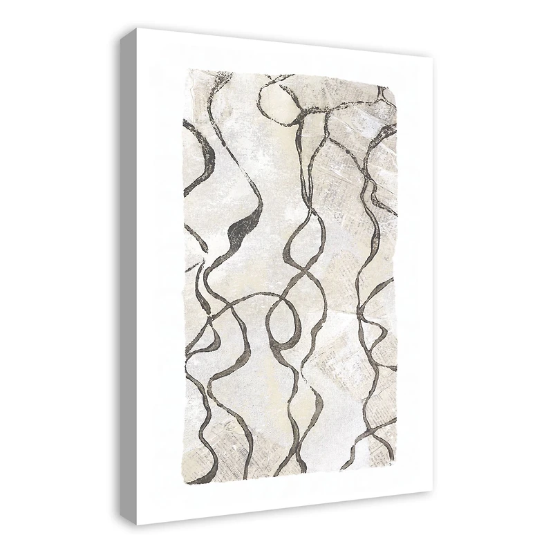 Line Waves 20" x 30" Canvas Wall Art