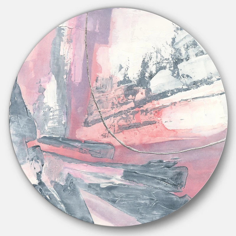 Designart - Durty Shabby Pink Blush I