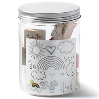 Rainbow Wood Stamp Jar Set by Recollections™