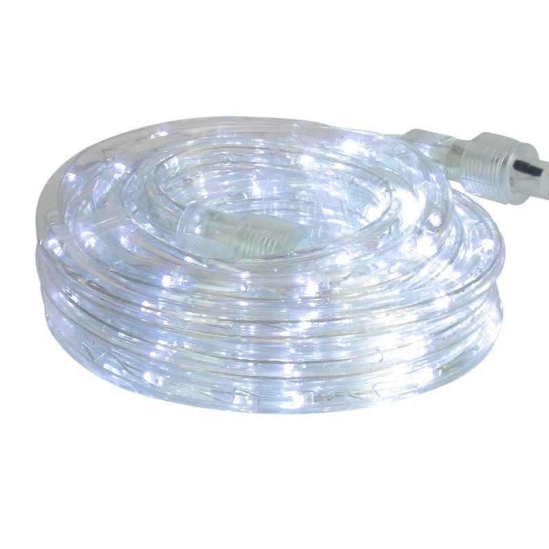 White LED Flexible Christmas Rope Light - 96'