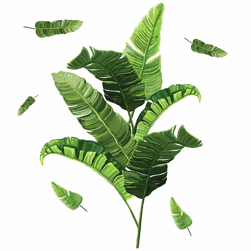 RoomMates Banana Leaf Peel & Stick Wall Decals