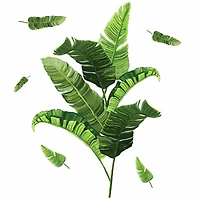 RoomMates Banana Leaf Peel & Stick Wall Decals