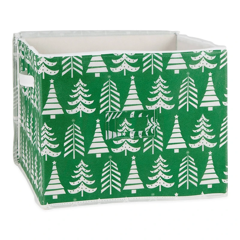 DII® Triple Christmas Tree Print Large Ornament Storage