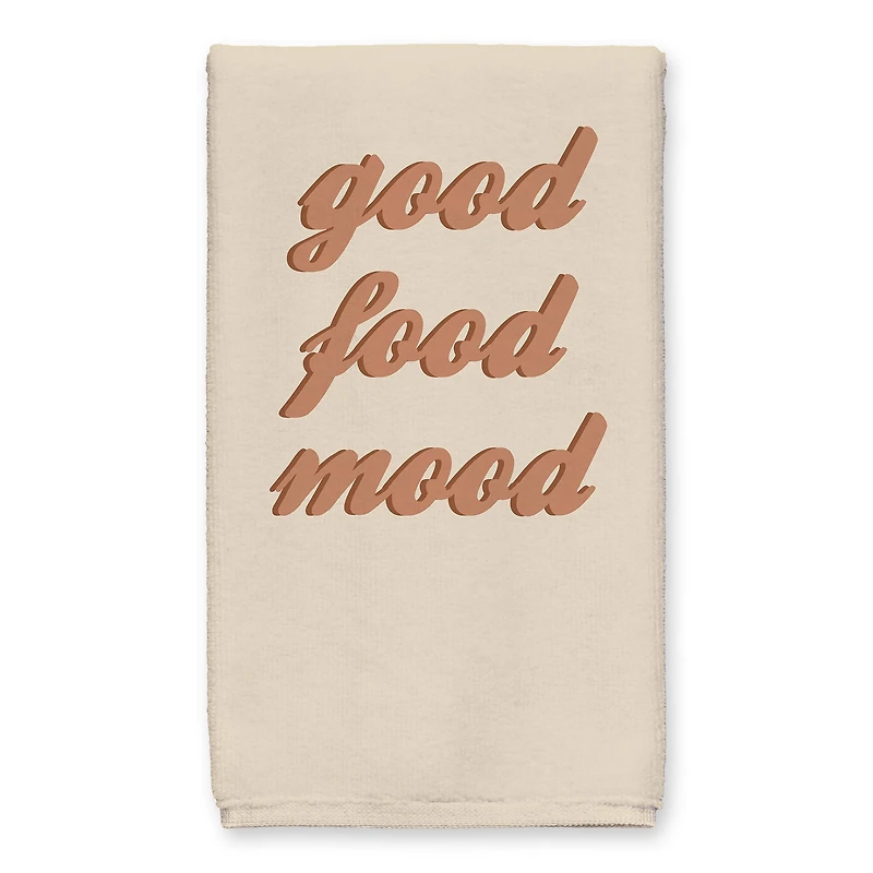 Good Food Mood 16" x 25" Tea Towel Set of 2