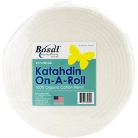 Bosal Katahdin On-A-Roll 2.25" Organic Cotton Batting, 50yd.