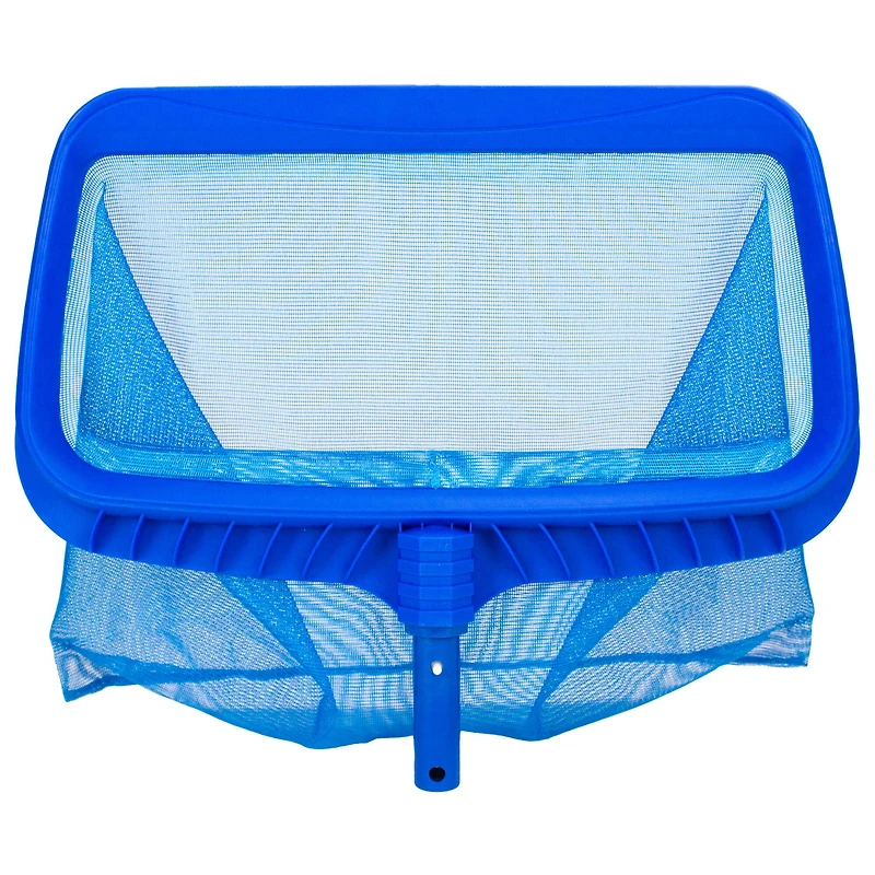 Pool Central 19.75" Blue Deep Bag Swimming Pool Leaf Rake Skimmer Head
