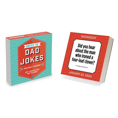 TF Publishing 2024 Dad Jokes Daily Desktop Calendar
