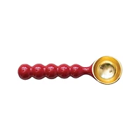 Hello Honey® Red & Gold Enameled Aluminum Ice Cream Scoop