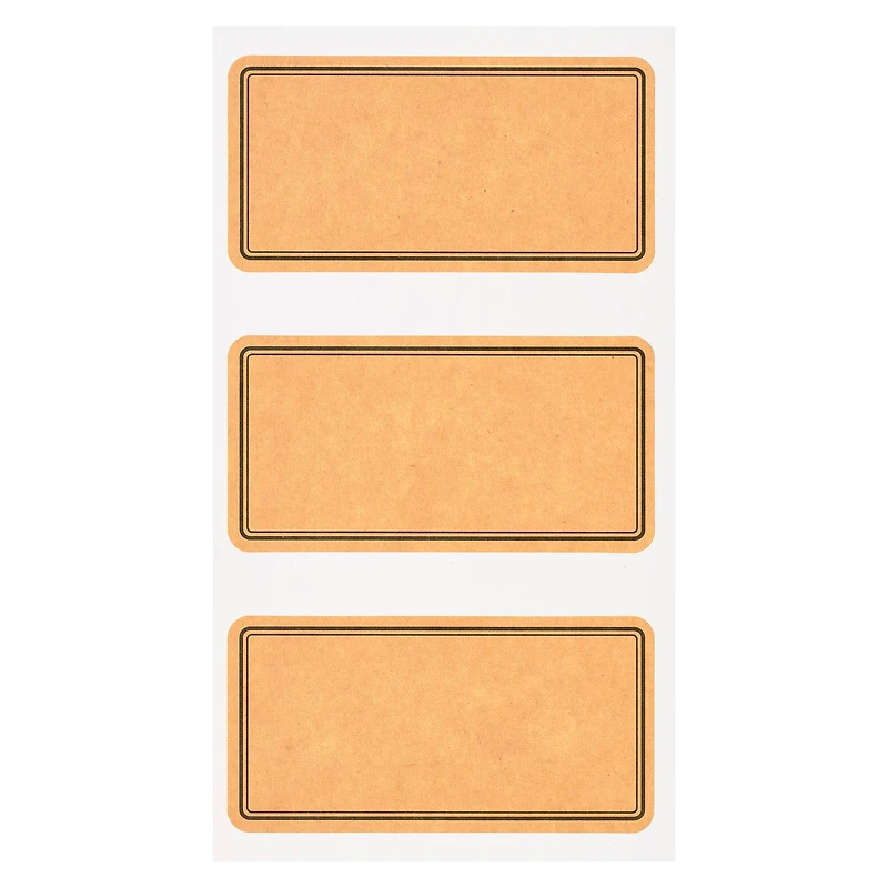 Rectangle Kraft Labels by Recollections™