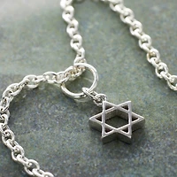 Sterling Silver Star of David Icon Charm by Bead Landing™