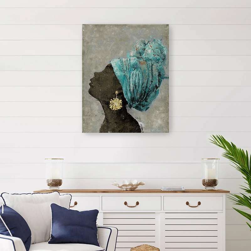 Profile Of A Woman II Canvas Giclee