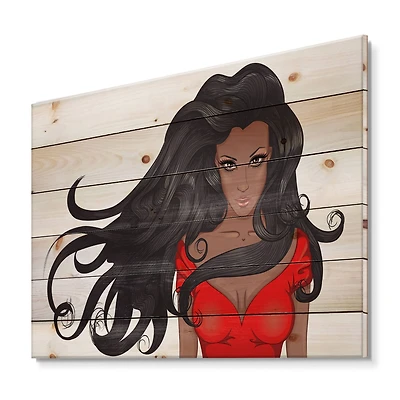 Designart - Portrait of African American Woman XIV