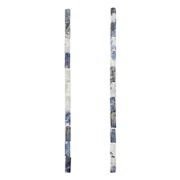 Blue & Gray Sodalite Tube, 12mm by Bead Landing™
