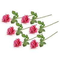 DII® Pink Flower Open Rose Set, 6ct.