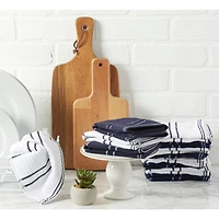 J&M Blue Ribbed Terry Dishtowels, 6ct.