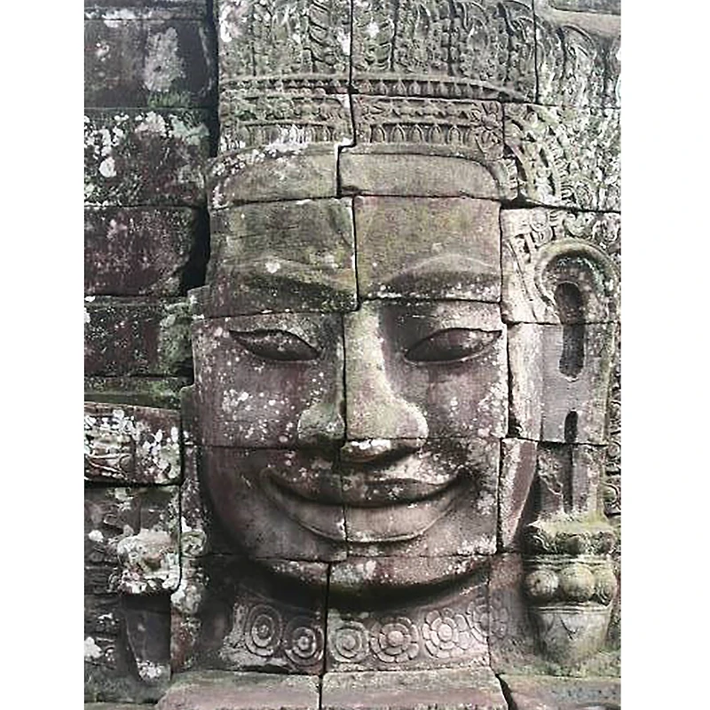 Sparkly Selections Statue in the Temples of Angkor, Cambodia 30cm x 40cm Diamond Painting Kit, Round Diamonds