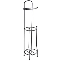 Bath Bliss Matte Black Toilet Paper Holder & Dispenser