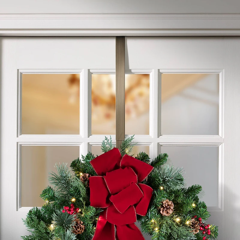 Haute Decor Adapt™ Antique Brass Adjustable Wreath Hanger