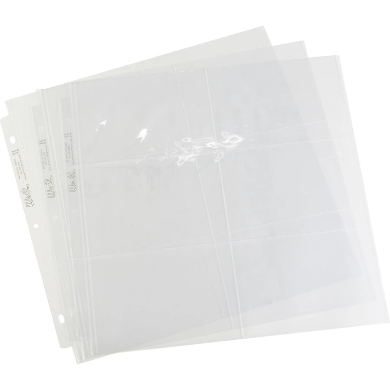 We R Memory Keepers® 12" x 12" Post Photo Sleeves with 4" x 6" Pockets, 10ct.