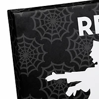 Halloween Restroom Canvas Wall Art