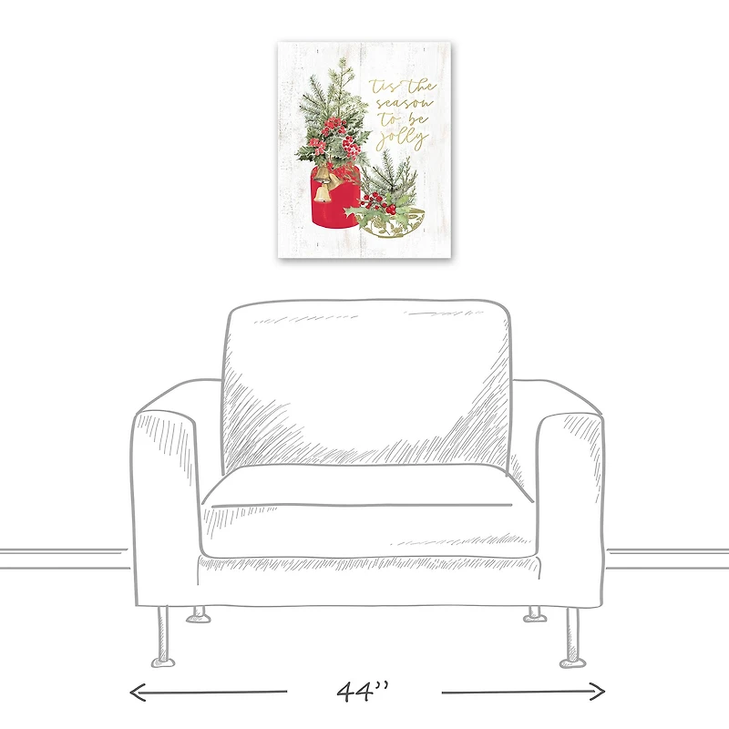 Season Jolly Plants 16x20 Canvas Wall Art