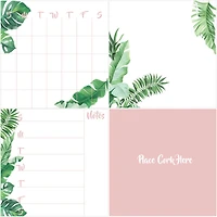 WallPops Baja Dry Erase Calendar & Corkboard Set