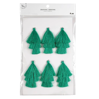 Creations Layered Tassel Charms by Bead Landing™