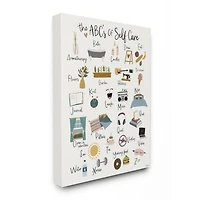 Stupell Industries ABCs of Self Care Wall Accent