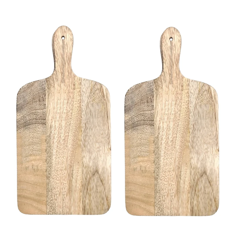 11" x 5.5" Mango Wood Serving Boards, 2ct. by Ashland®