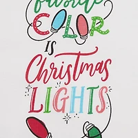 DII® Christmas Lights Printed Dishtowel Set
