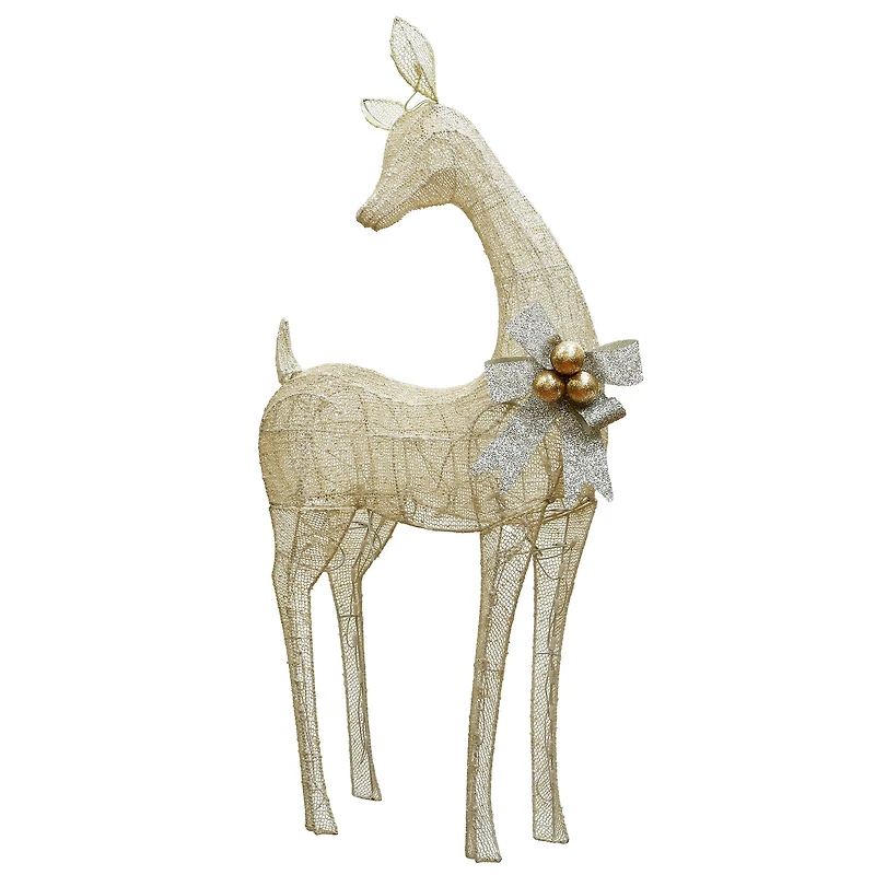 3.5ft. Crystal Bead Deer with LED Lights