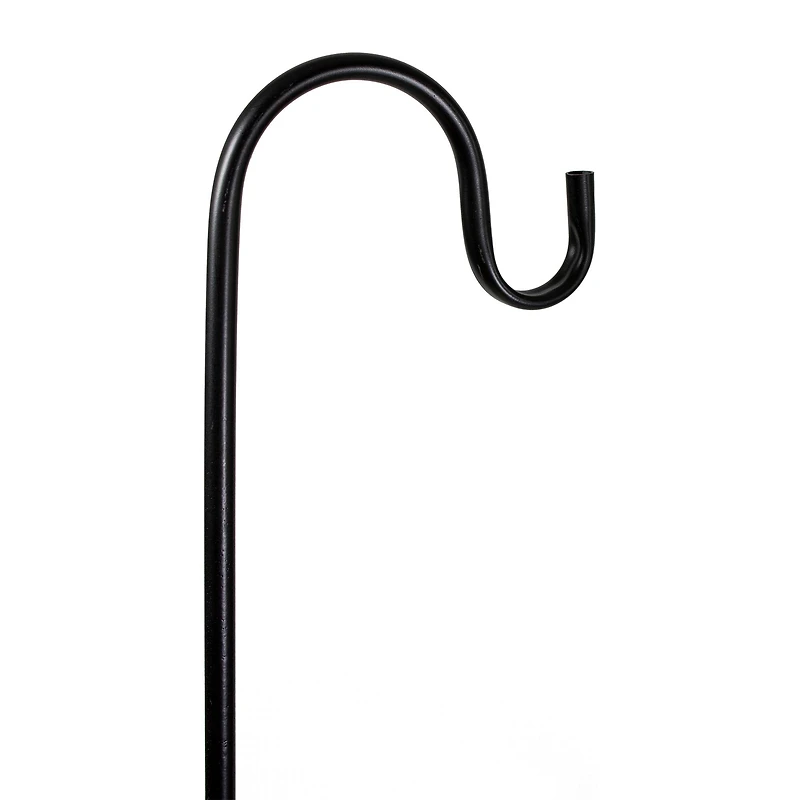 84" Black Metal Shepherd's Hook Garden Stake