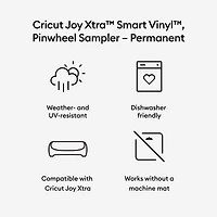 Cricut Joy Xtra™ Permanent Smart Vinyl™ Pinwheel Sampler