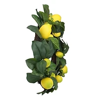 22" Green & Yellow Lemon Wreath