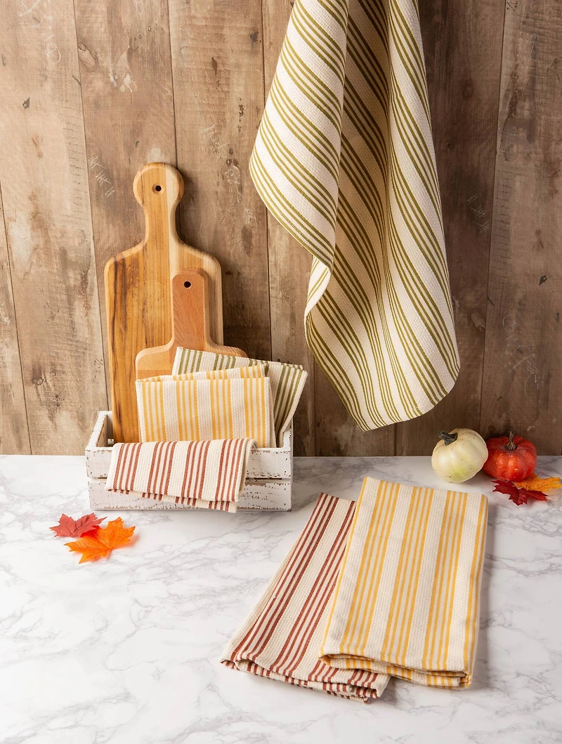DII® Harvest Heavyweight Dishtowel & Dishcloth Set