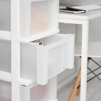 IRIS 4-Drawer Medium Cart With Organizer Top