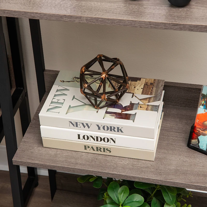 Mind Reader Geometric Sculpture Black