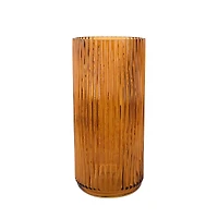 10" Tall Ribbed Glass Vase by Ashland
