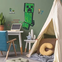 RoomMates Minecraft Creeper Giant Peel & Stick Wall Decals